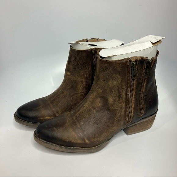 Circle G by Corral distressed leather ankle boots size 9.5 new in box - Picture 5 of 11